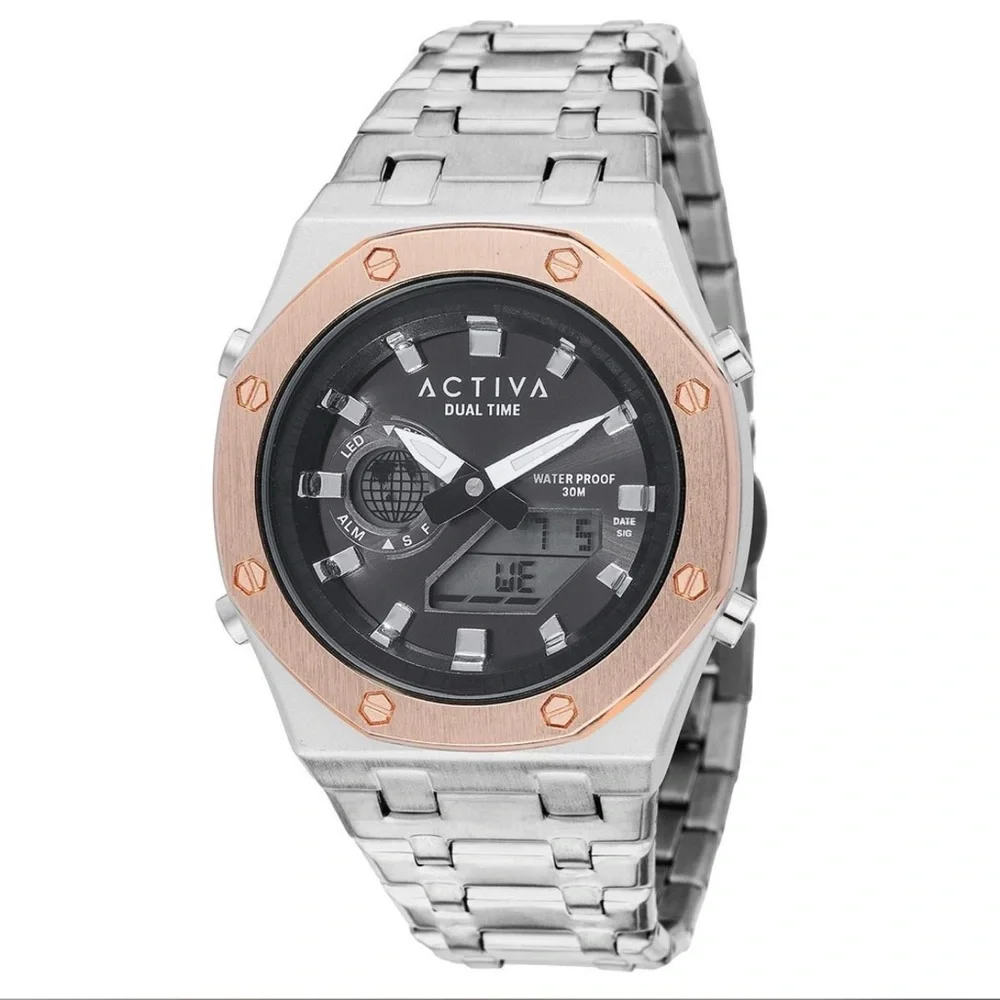 Invicta Activa -Dual Time-Rose Gold Unisex Watch Last One! NEW In box